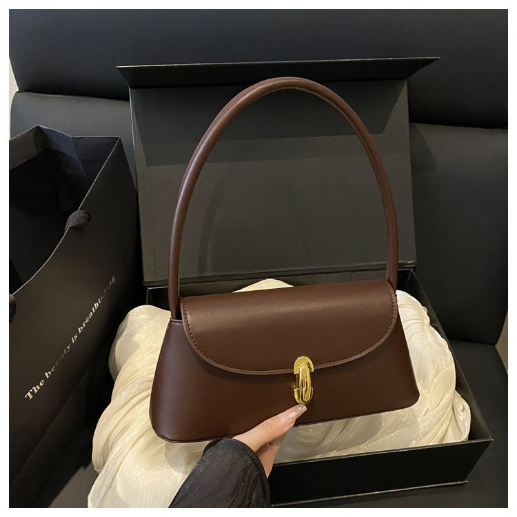 Elegant Crescent Top-Handle Bag