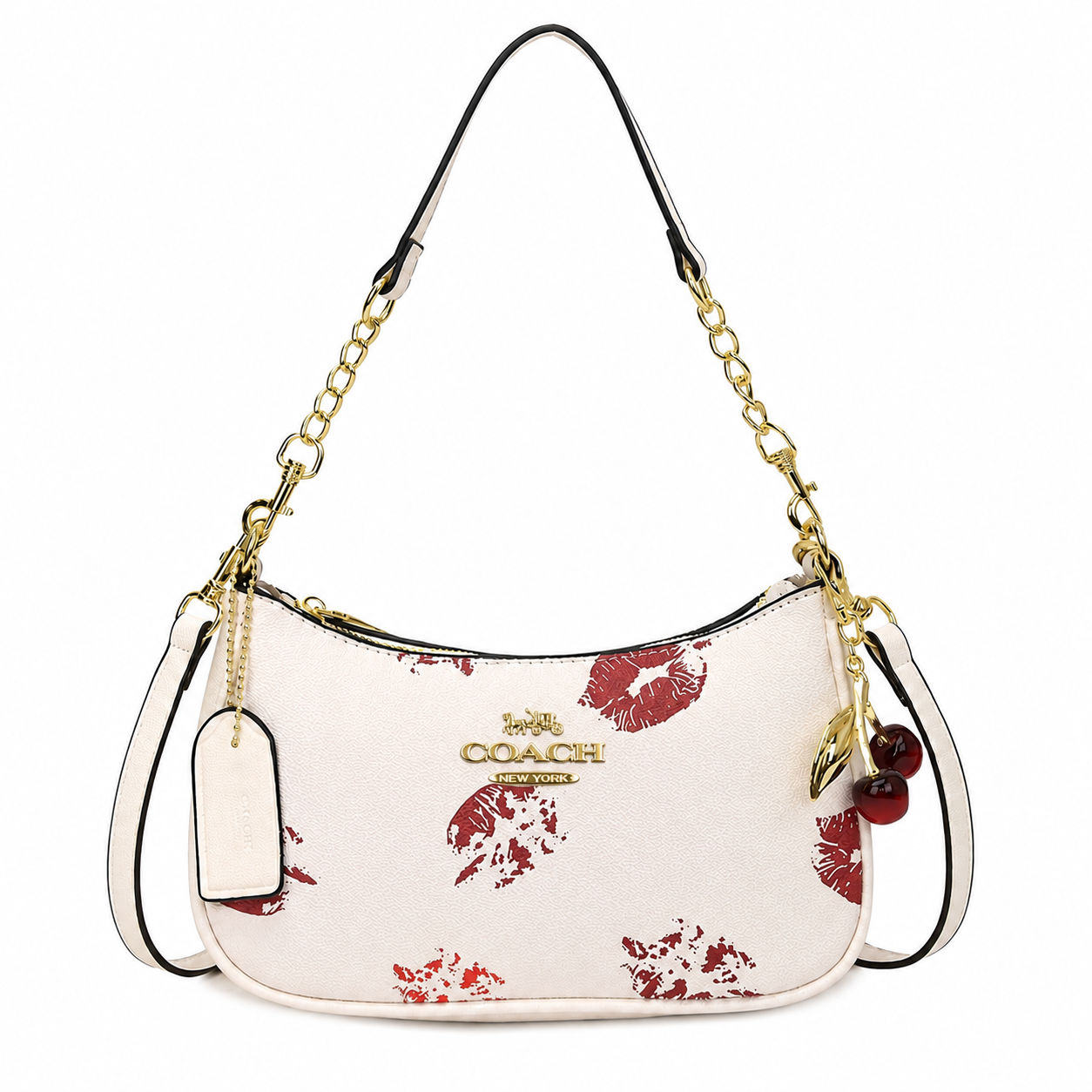 Coach Teri Shoulder Bag - Kiss Print