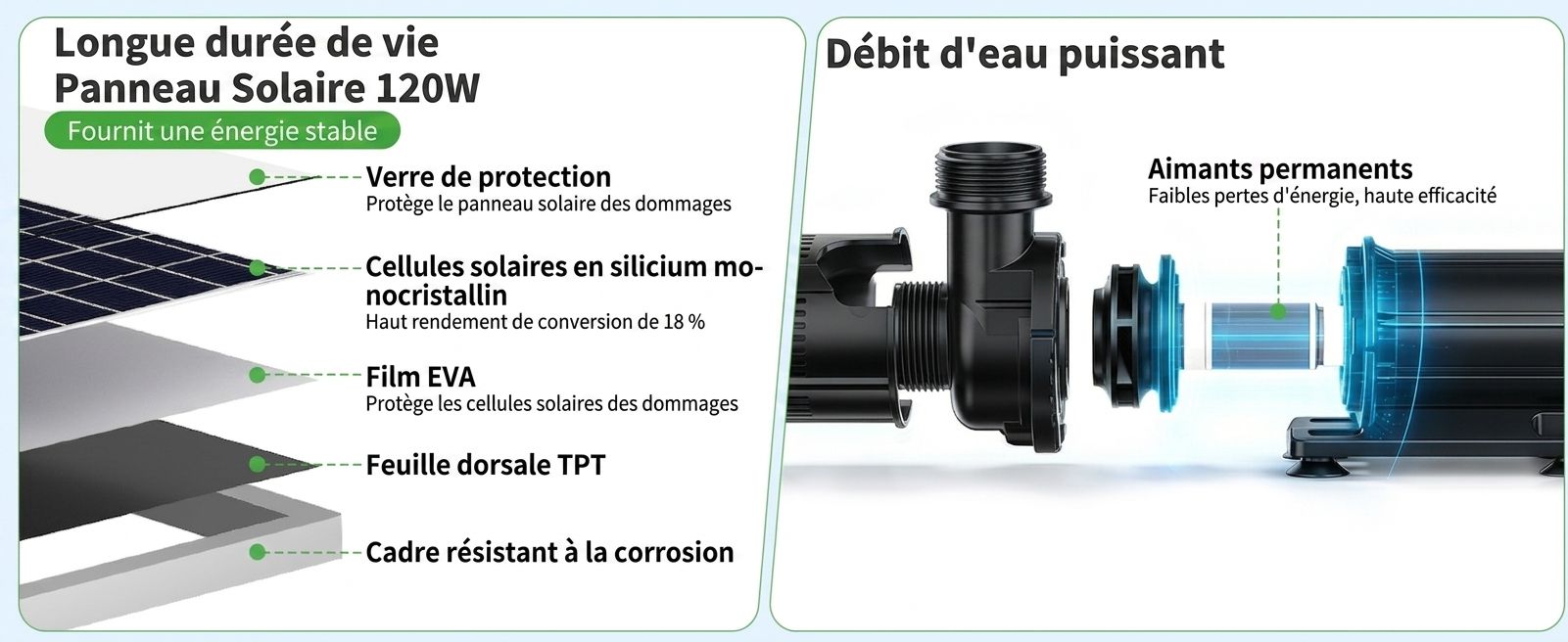 Débit Puissant 6000 L/h