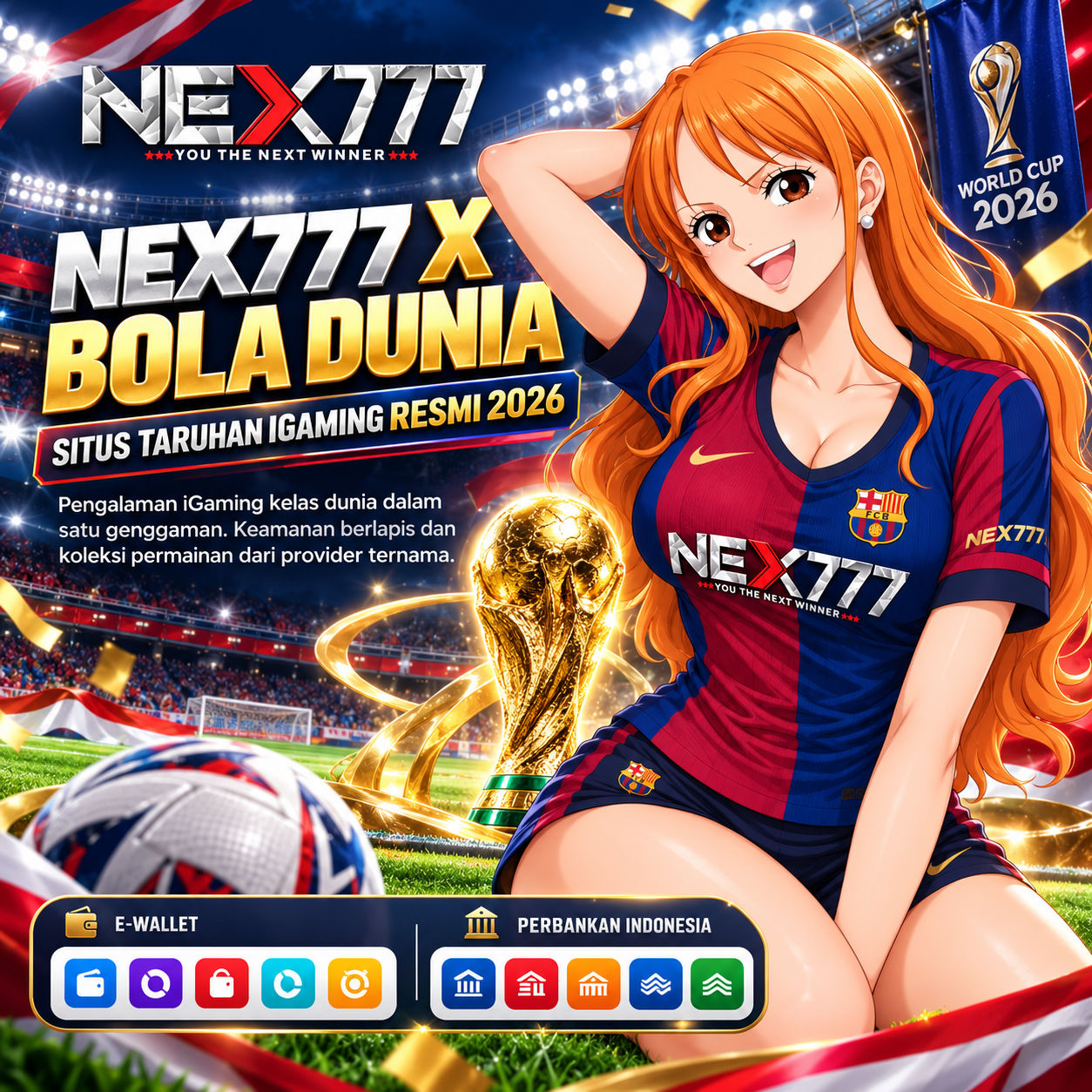 NEX777 X BOLA DUNIA : SITUS TARUHAN IGAMING RESMI 2026