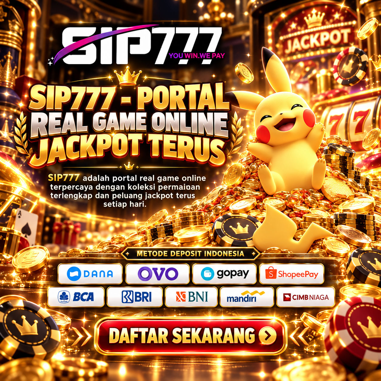 SIP777 - PORTAL REAL GAME ONLINE JACKPOT TERUS