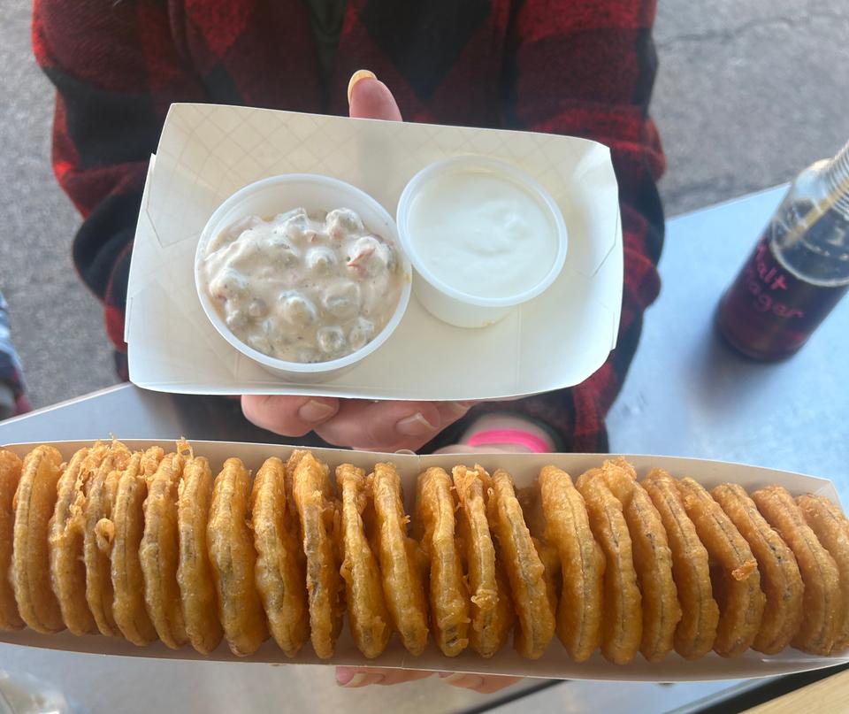 The Chips + Dip Tornado Potato