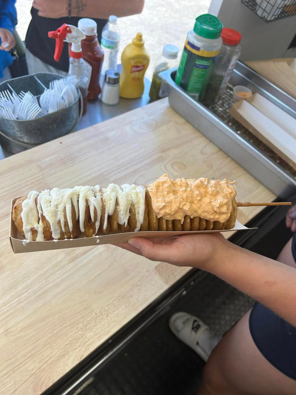 The Half and Half Tornado Potato