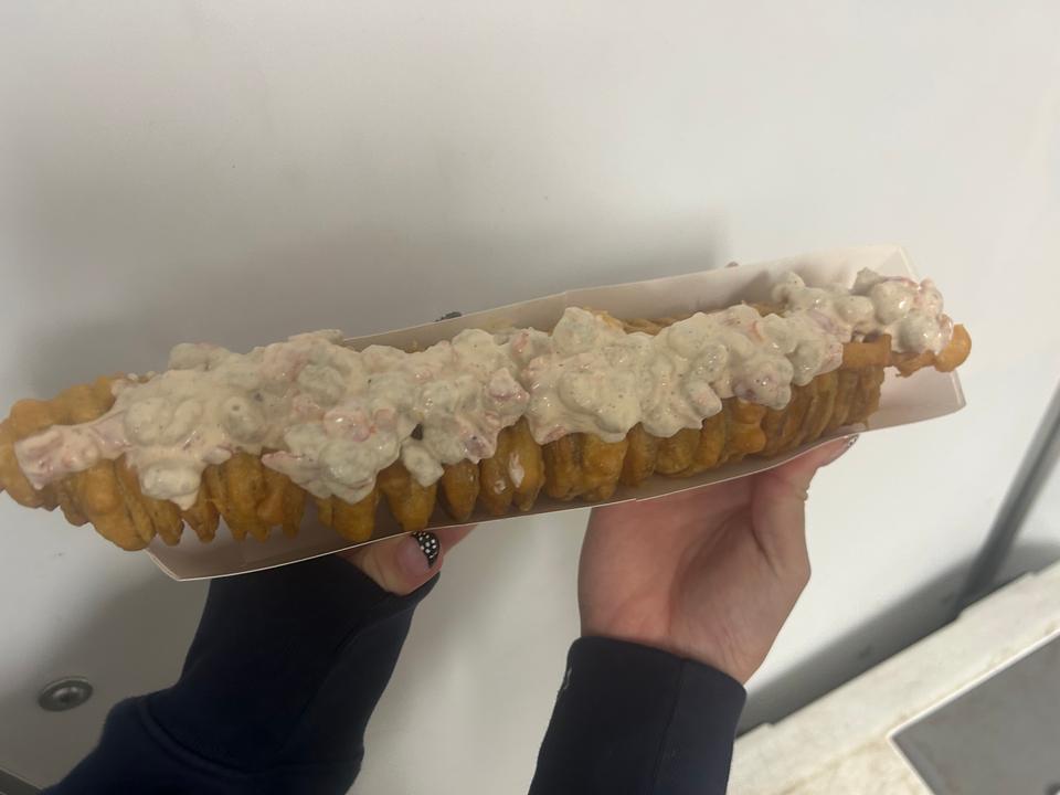 The Sausage Rumble Tornado Potato