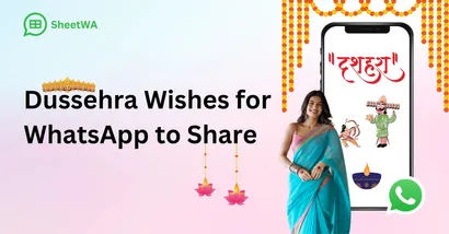 Dussehra Wishes for WhatsApp to Share by SheetWA
