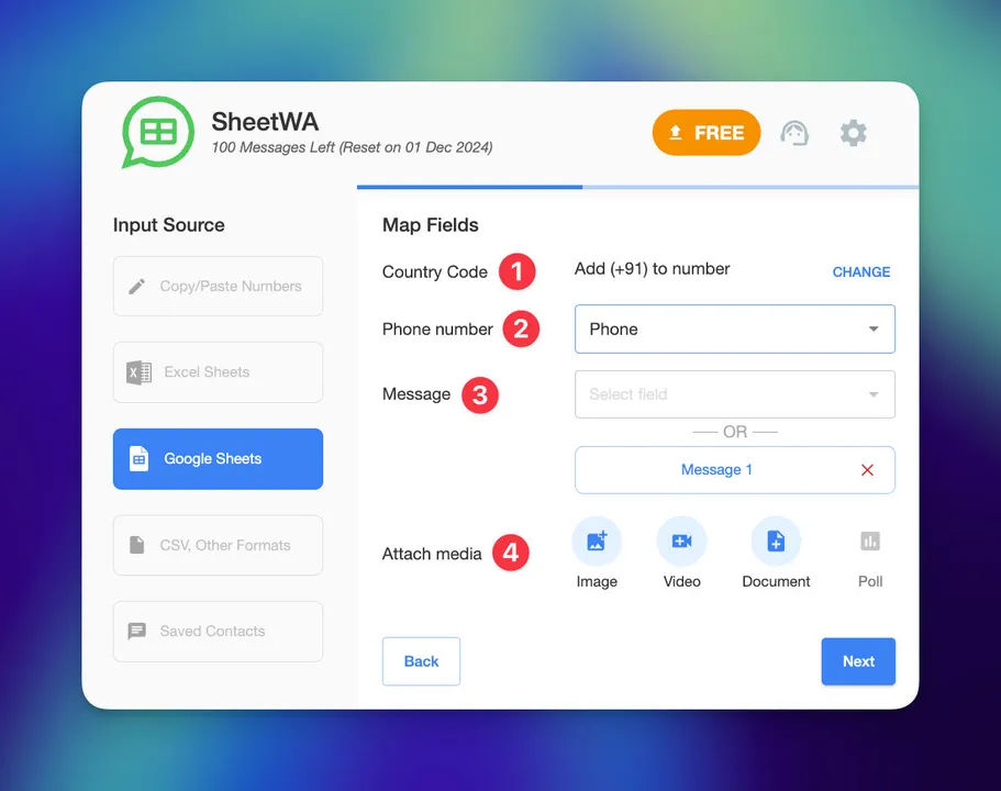 google_sheets4 | SheetWA