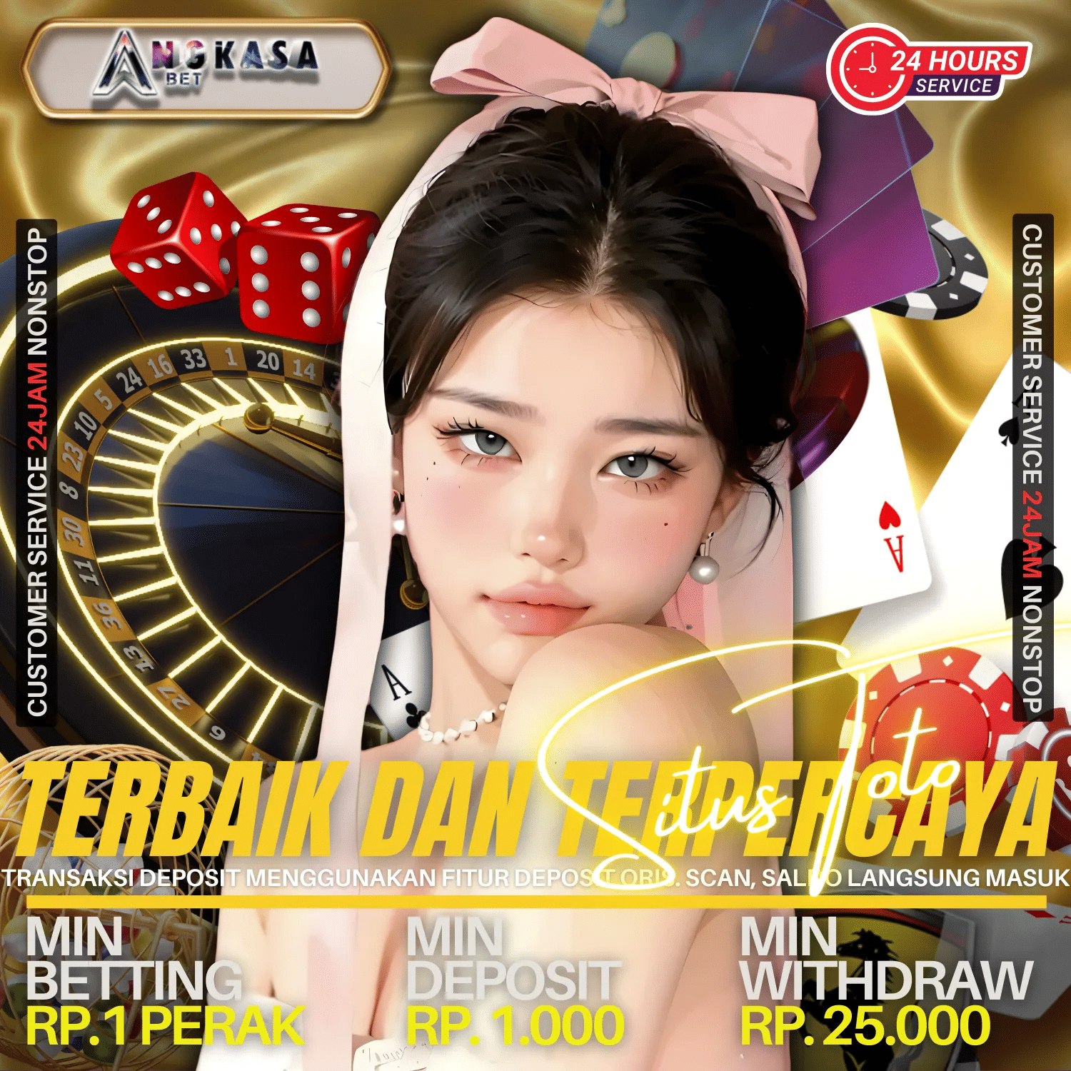 LOGIN ANGKASABET RESMI: Situs Live Casino Online Paling Bonafit, Menang Berapapun 100% Pasti Kami Bayar Lunas