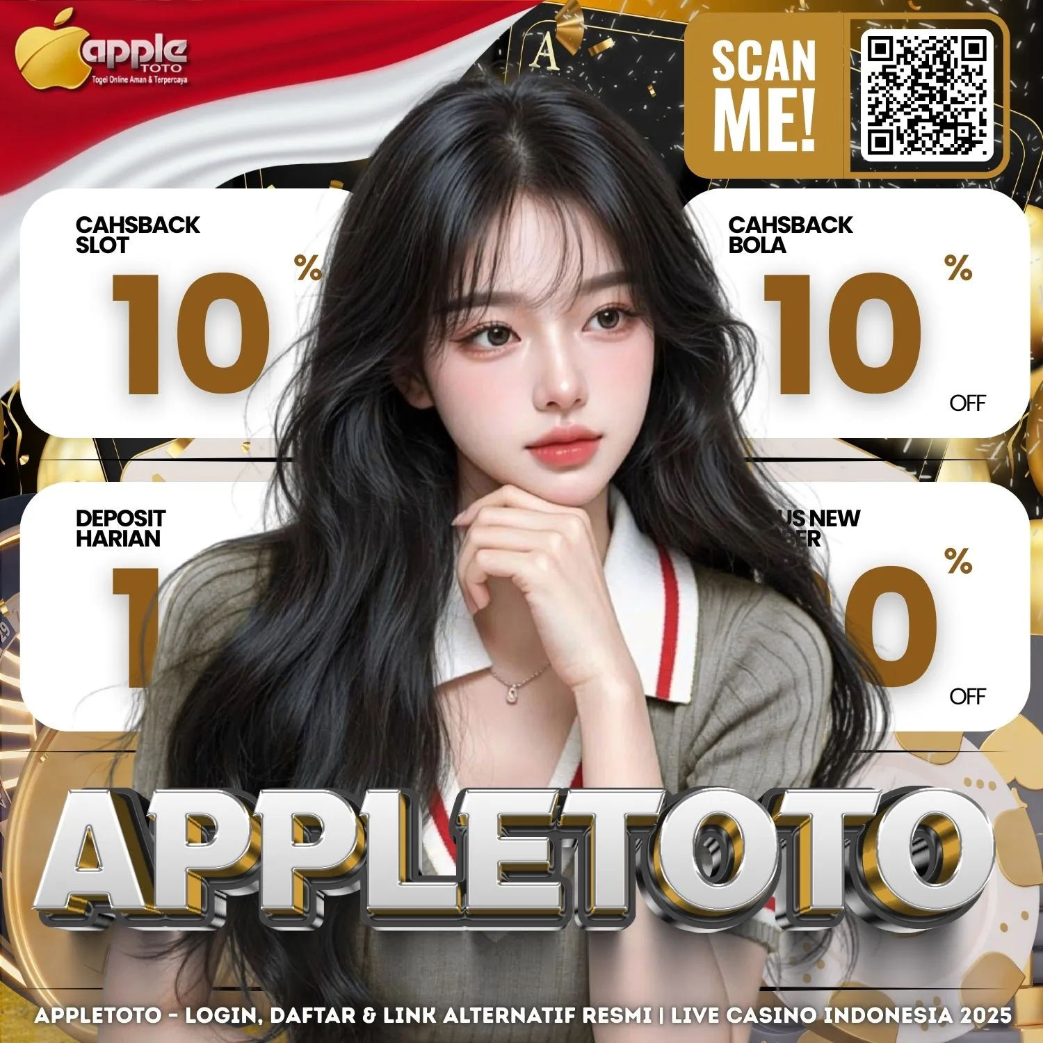 LINK APPLETOTO 🎲 Bandar Togel 4D & Live Casino Online Terpopuler