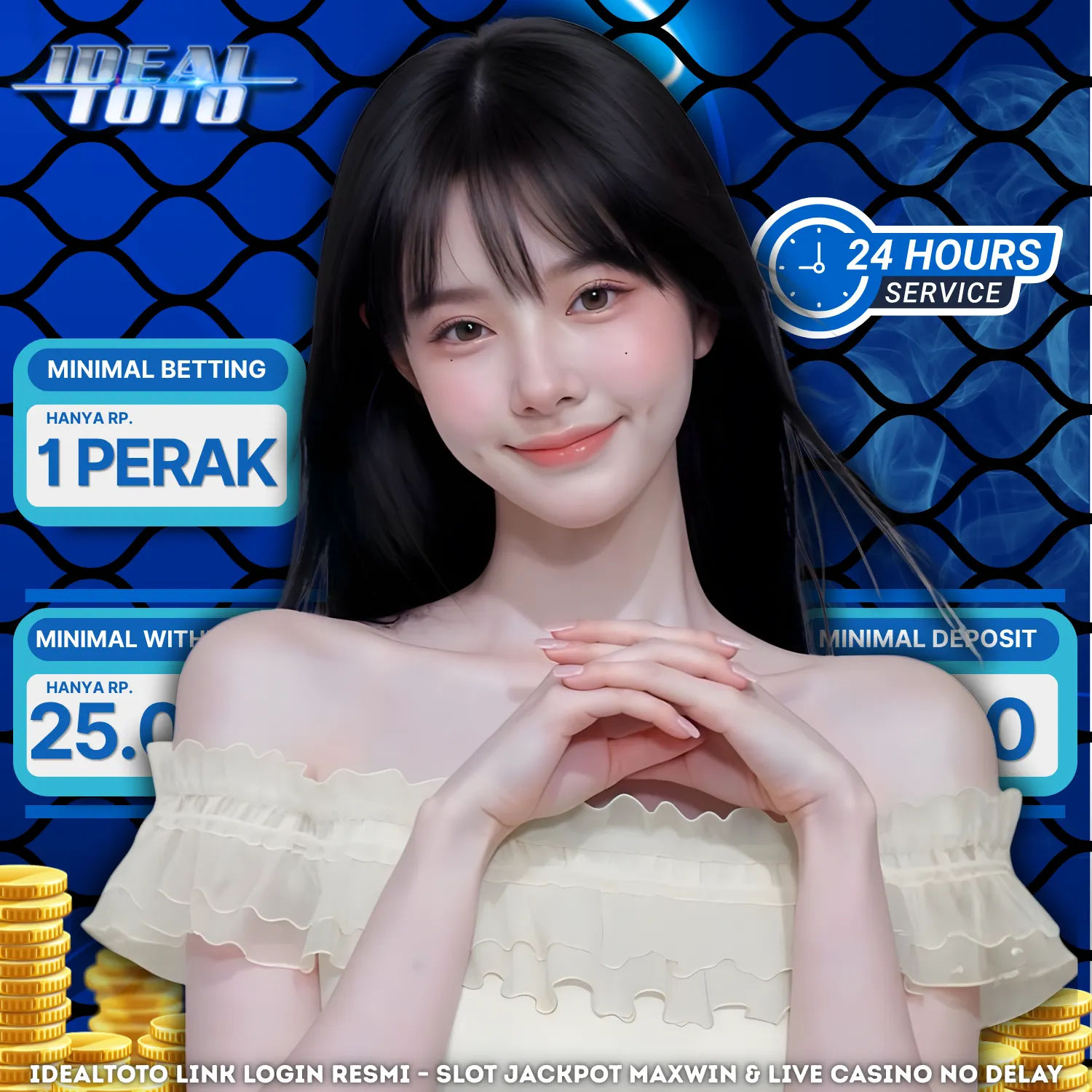 IDEALTOTO LINK LOGIN Resmi – Slot Jackpot Maxwin & Live Casino No Delay  photo 1