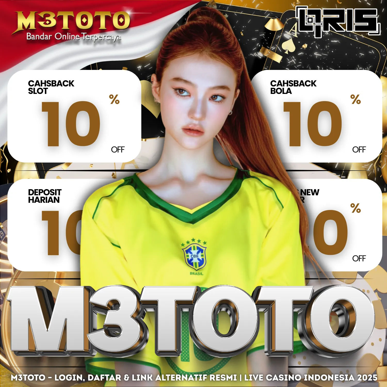 M3TOTO LOGIN Resmi 🎮 Link Alternatif M3 TOTO Anti Blokir 2025 image 1