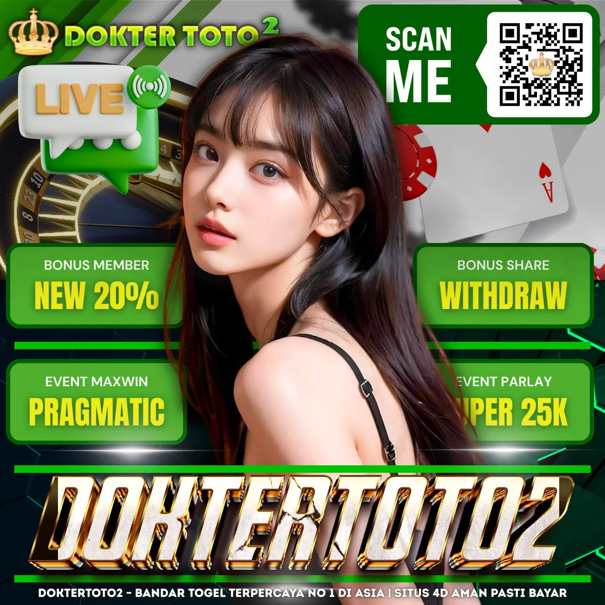 DOKTERTOTO2 LOGIN Kaos Pria Lengan Pendek - Gola Black #15 - T Shirt