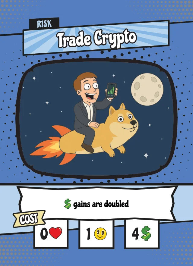 Life Event card: Trade Crypto