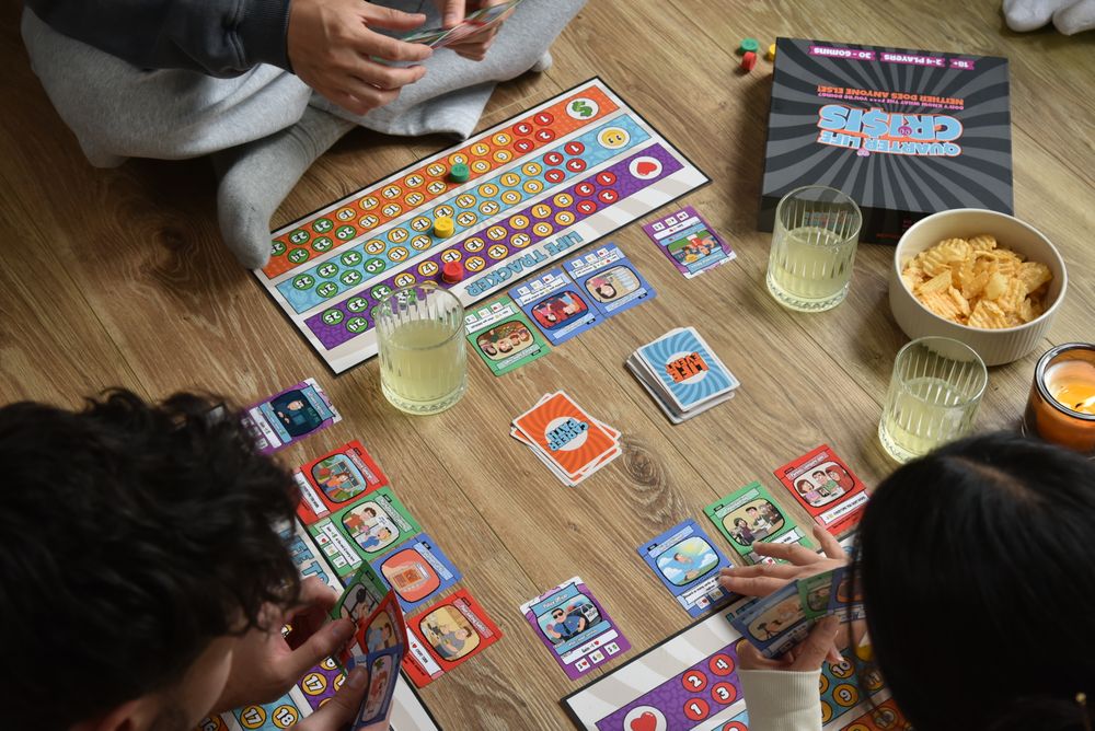 End game with players stacking up their Life Event Cards