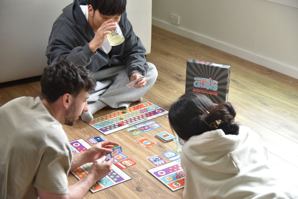 Living-room game session