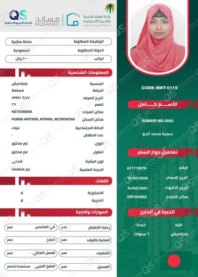 SUMAYA MD ANJU