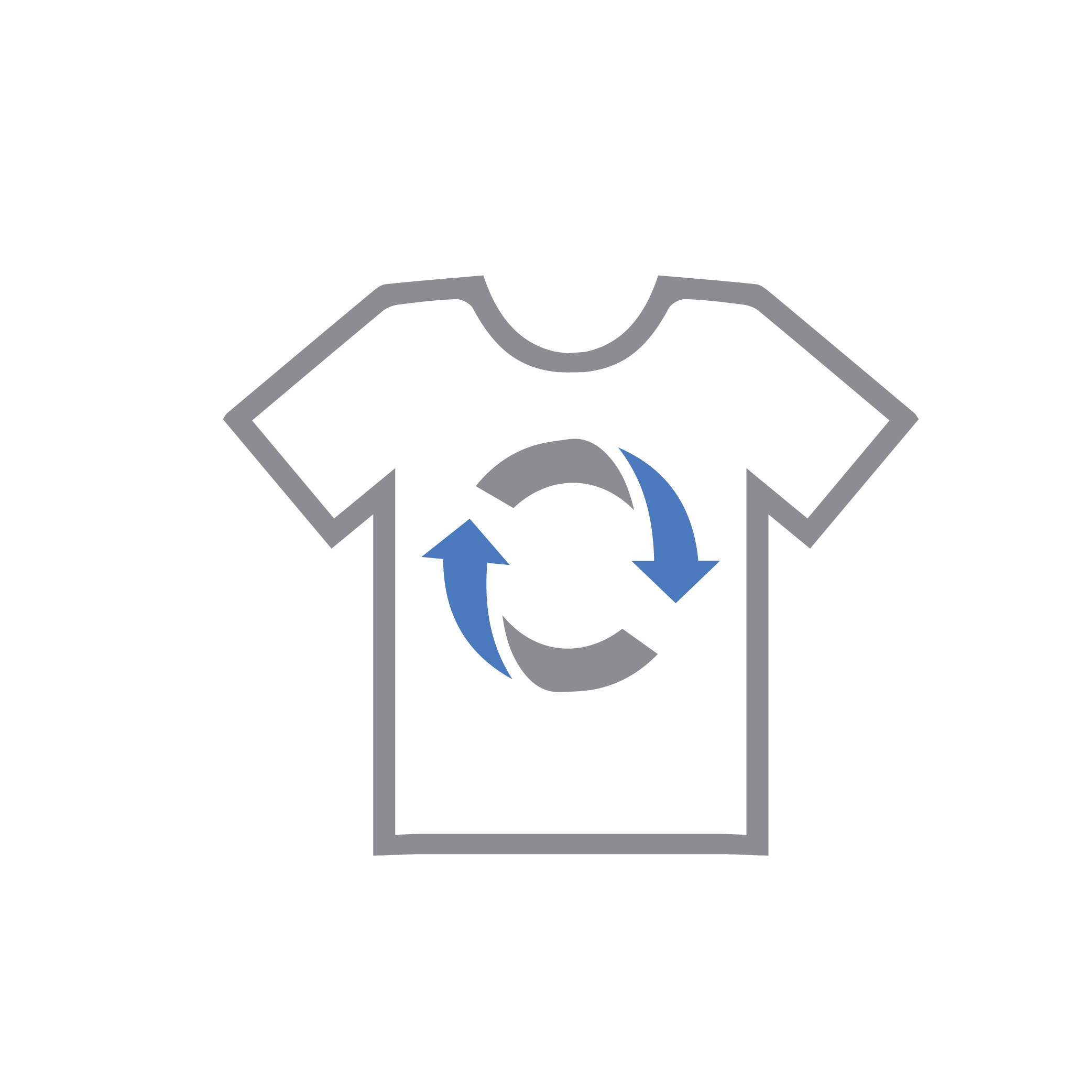 Shirt with Recycling Logo