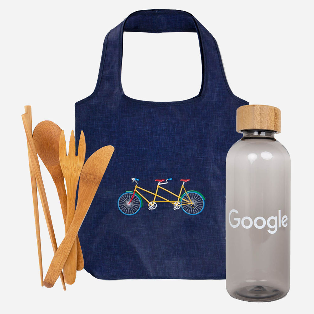 Eco Friendly Tote Bag, Water Bottle and Kitchen Set