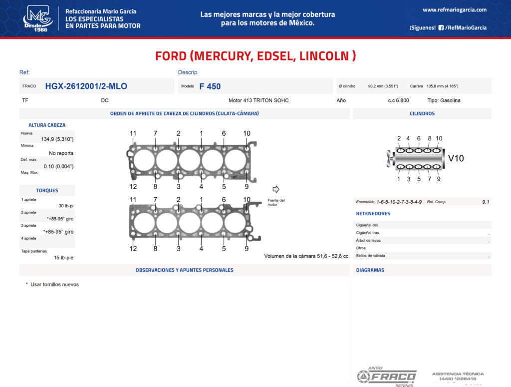 FORD (MERCURY, EDSEL, LINCOLN ) F 450