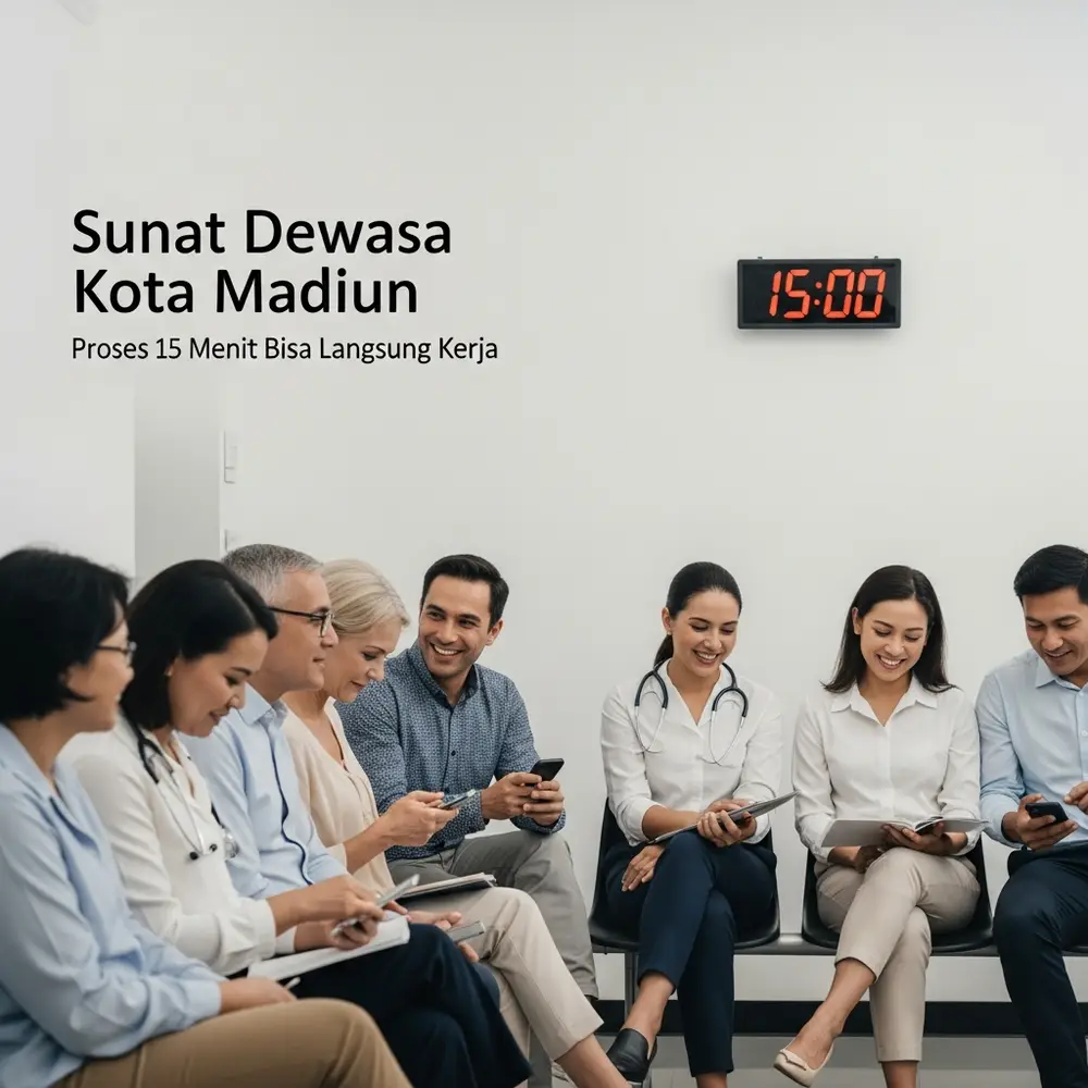  Sunat Dewasa Kota Madiun Proses 15 Menit Bisa Langsung Kerja