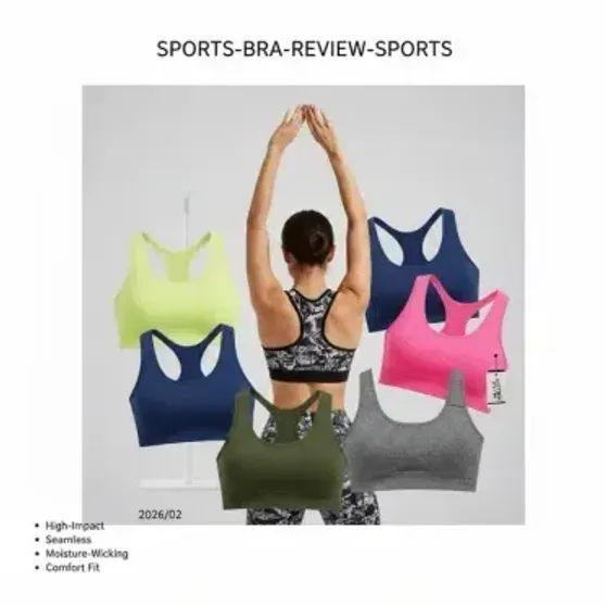 Printed Sports Bra
