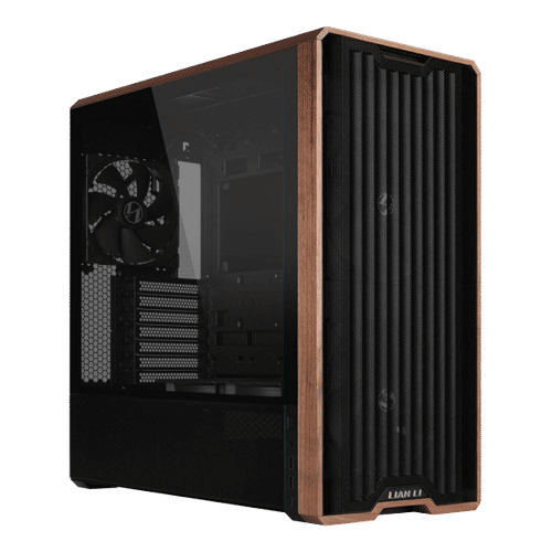 Description







MODEL NAME
LAN217X


COLOR
Black


DIMENSION
(D)482mm x (W)238mm x (H)503mm


MATERIAL
Steel / 4.0mm Tempered Glass / Wood


MOTHERBOARD SUPPORT
SSI-EEB(Width Max 330mm)



E-ATX（Width Max 280mm）



ATX / Micro-ATX/Mini-ITX


MOTHERBOARD SUPPORT
ATX / Micro-ATX


PSU SUPPORT LENGTH
Standard Mode：ATX（Under 220mm）



Rotated Mode：ATX（Under 180mm）


FAN SUPPORT
Front: 170mm x 2 (Included) / 140mm x 3 / 120mm x 3



Top: 3 x 120mm / 2 x 140mm



Above PSU Shroud: 3 x 120mm (2 Included)



Under the PSU shroud: 2 x 120mm



Rear: 1x 140mm(Included) / 1x 120mm


RADIATOR SUPPORT
Top: 360 / 280 / 240mm


DRIVE SUPPORT
Back Connect Motherboard: 2 x 2.5″ SSD /



1 x 2.5″ SSD(behind MB)



2 x Drive Cage: 1 x 3.5″HDD+



1 x 2.5″ SSD+(1 x 3.5″ HDD or 1 x 2.5″ SSD)



PSU Shroud: 1 x 2.5″ SSD


GPU LENGTH CLEARANCE
380mm (Max.)


CPU HEIGHT CLEARANCE
180mm (Max.)


EXPANSION SLOT
7