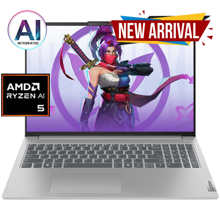 – AMD Ryzen AI 5 340 Processor
– Integrated AMD Ryzen AI up to 50 TOPS
– 1TB M.2 PCIe 4.0×4 NVMe SSD
– 24GB SO-DIMM DDR5-4800 RAM
– 16″ 2.8K (2880×1800) OLED, 120Hz Display
– AMD Radeon 840M Graphics
– Backlit English Keyboard
– Windows 11 Home