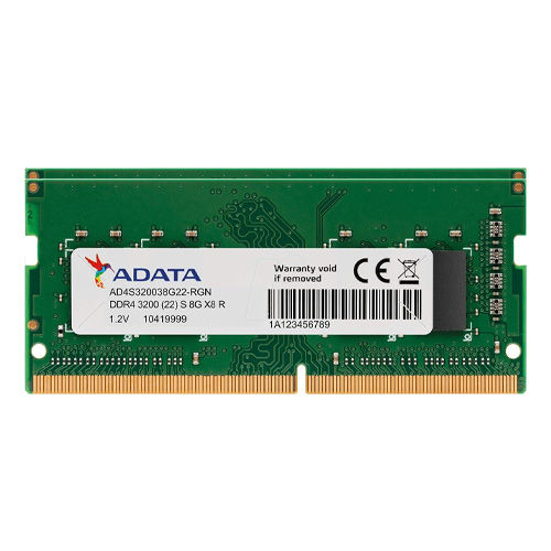 – 260-pin DIMM Model ‎
– 8GB RAM Size
– SO-DIMM RAM Technology
– 3200 GHz RAM Speed
– DD4 RAM Type