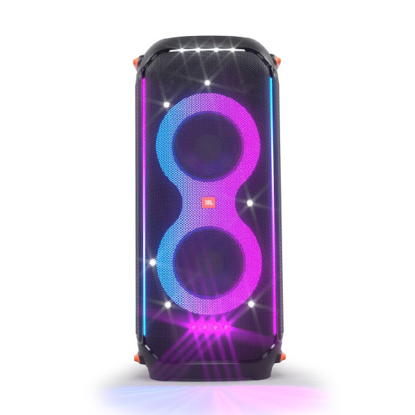 800W RMS of powerful JBL Original Pro Sound
Dynamic, colorful, customizable lightshow
IPX4 splashproof
Pair your speakers for even bigger sound
Easy-to-grip handle and robust wheels
Guitar and mic inputs
PartyBox app