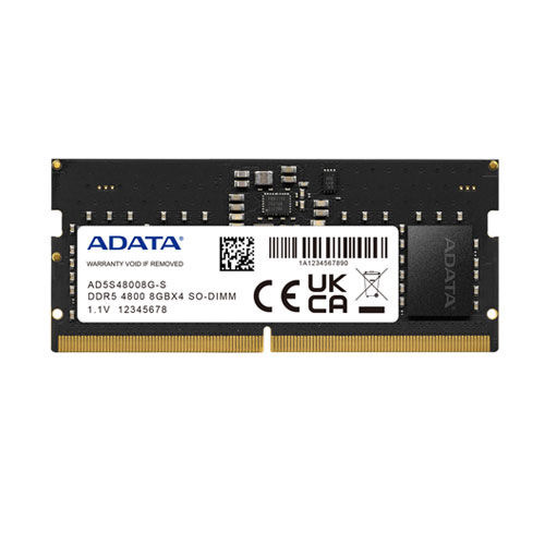 – 8GB Memory Size
– DDR5 RAM Memory Technology
– 4800 MHz Memory Speed
– On-Die Error Correcting Code
– Built-in Power Management IC