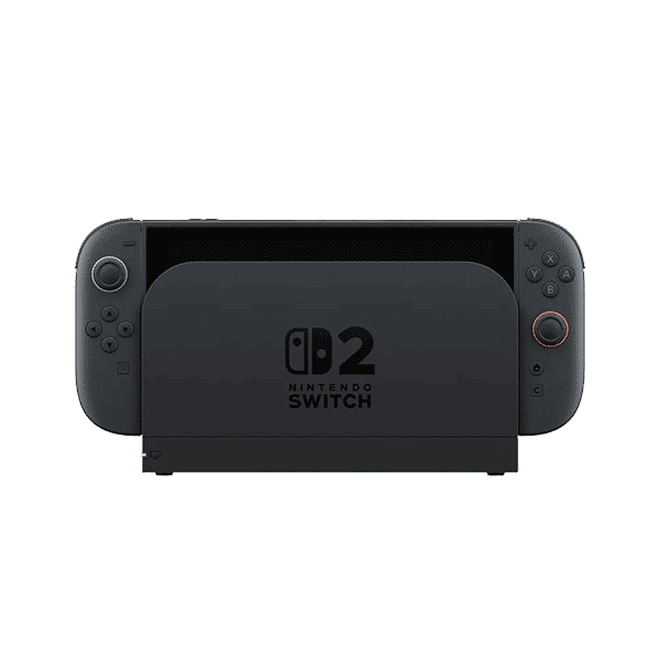 7.9″ Full HD LCD Touchscreen – Enjoy vibrant visuals with HDR10 support and up to 120Hz refresh rate for smooth gameplay.
4K Output via Dock – Connect to your TV and experience games in stunning 4K resolution at 60fps.
Magnetic Joy-Con 2 Controllers – Redesigned for comfort, these controllers attach magnetically and feature mouse-like control in compatible games.
Enhanced Performance – Powered by a custom NVIDIA processor with 12GB RAM and 256GB UFS 3.1 storage, expandable via microSD Express.
GameChat Feature – Built-in noise-canceling microphone and dedicated “C” button enable seamless voice chat and screen sharing.
Backward Compatibility – Play your favorite Nintendo Switch titles, with select games benefiting from enhanced graphics and faster loading times.
