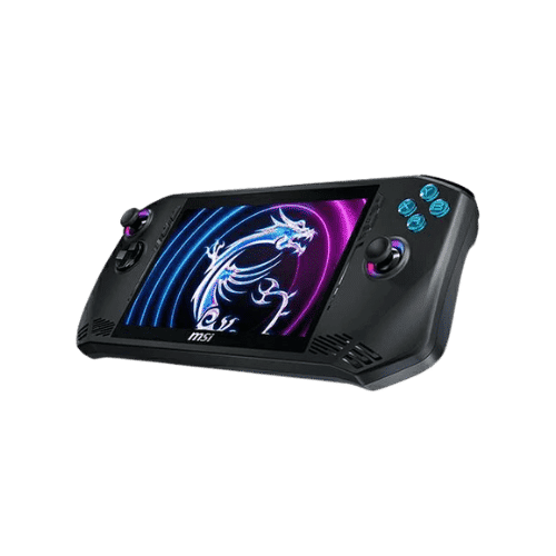 Compact Gaming Beast: The MSI CLAW A1M Gaming Handheld boasts a sleek black design, combining portability with serious gaming capabilities.
Immersive Display: Dive into gaming nirvana on the 7-inch Full HD touchscreen display, featuring a rapid 120Hz refresh rate and IPS technology for stunning visuals with vibrant colors and smooth motion.
Powerful Performance: With the Intel Ultra 5 135H processor and 16GB of RAM, this gaming handheld delivers lightning-fast responsiveness and seamless multitasking, ensuring you’re always ahead of the competition.
Speedy Storage: The 512GB SSD provides ample space for your gaming library while offering lightning-fast load times, so you spend less time waiting and more time gaming.
Graphics Excellence: Equipped with Intel ARC graphics, the CLAW A1M Gaming Handheld delivers breathtaking graphics performance, bringing your favorite games to life with stunning detail and smooth gameplay.
Windows 11 Gaming Experience: Immerse yourself in the gaming ecosystem of Windows 11 Home Edition, featuring a user-friendly interface and enhanced gaming features to optimize your gaming experience.
On-the-Go Power: The 6-cell, 53WHr battery ensures you can game for hours on end without worrying about running out of power, giving you the freedom to game anywhere, anytime.