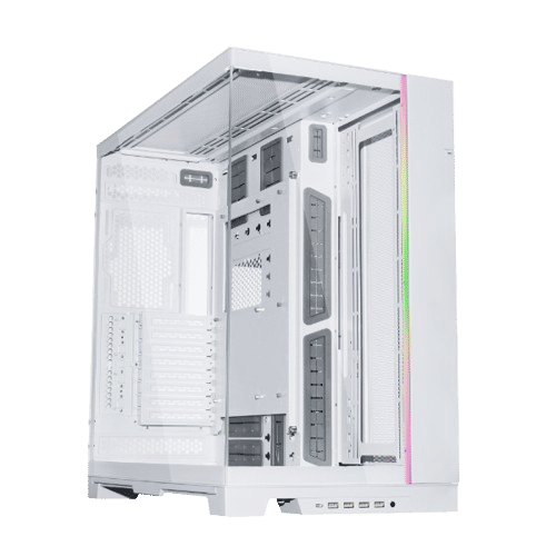 Description



SPECIFICATIONS







 MODEL NAME
O11 DYNAMIC EVO XL


MODEL NO.
O11DEXL-X Black



CASE TYPE
Tower Chassis


COLOR
Black



DIMENSIONS
(D) 522mm x (W) 304mm x (H) 531.9mm


MATERIAL
Steel 4.0mm Tempered Glass Aluminum


MOTHERBOARD SUPPORT
E-ATX (Under 280mm)/ATX/Micro-ATX/Mini-ITX


EXPANSION SLOT
8


STORAGE
Behind MB Tray: 3 x 2.5” SSD Hard Drive Cage: 4 x 3.5” HDD / 2.5” SSD


GPU LENGTH CLEARANCE
460mm (Max.)


CPU COOLER HEIGHT CLEARANCE
167mm (Max.)


PSU
ATX (Under 220mm)


FAN SUPPORT
Top: 3 x 120mm / 3 x 140mm Side: 3 x 120mm / 3 x 140mm Bottom: 3 x 120mm / 3 x 140mm Rear: Up to 2x 120mm


RADIATOR SUPPORT
Top: 360 / 420 / 240 / 280mm Side: 360 / 420 / 240 / 280mm Bottom: 360 / 420 / 240 / 280mm


I/O PORTS
1 x Power Button 1 x Reset Button 4 x USB 3.0 1 x USB Type C 1 x Audio 1 x LED Color Button 1 x LED Mode Button


DUST FILTERS
1 x Bottom 1 x Top 2 x Side