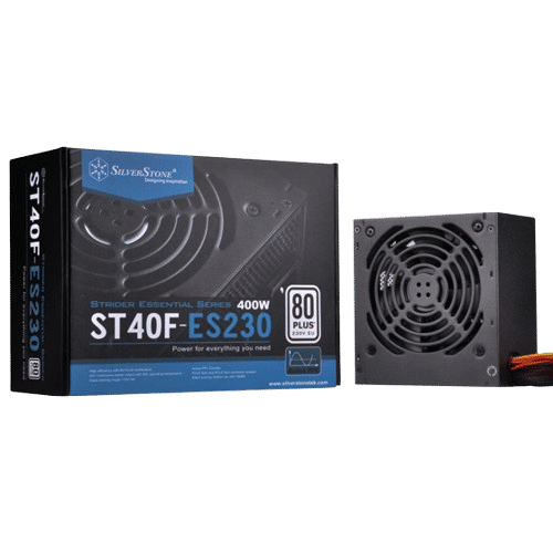 Description

Product Key Features


Modular
No


Form Factor
ATX


Maximum Power
400 W


Features
Noise Filtering


Voltage Compatibility
115 V


Cooling
1 Fan


Color
Black


Connectors
20 Pin, 4+4 CPU, SATA I, Floppy Drive, 24 Pin, 20+4 Pin, 6+6 Pin, 4 Pin Peripheral, 6 Pin PCI Express


Model
SST-ST400