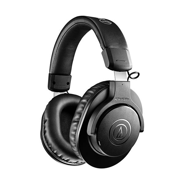 Wireless, on-the-go design delivers the same sonic signature as the wired ATH-M20x professional studio headphones
40 mm drivers with rare earth magnets and copper-clad aluminum wire voice coils are tuned for enhanced low-frequency performance
Low latency mode improves synchronicity between audio and video for smooth streaming and gaming
Multipoint pairing function allows you to stay connected to two Bluetooth devices at once
Up to 60 hours of continuous use on a full charge and up to 3 hours of use on a 10-minute rapid charge (via USB-C connection)
Microphone and buttons built into the left earcup let you easily control calls, music playback, and volume
Over-ear design for excellent sound isolation in loud environments
Professional-grade earpad and headband material for long-lasting durability and comfort
Includes 1.2 m (3.9″) cable for optional wired connection