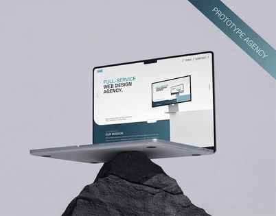 Prototype Agency website mockup