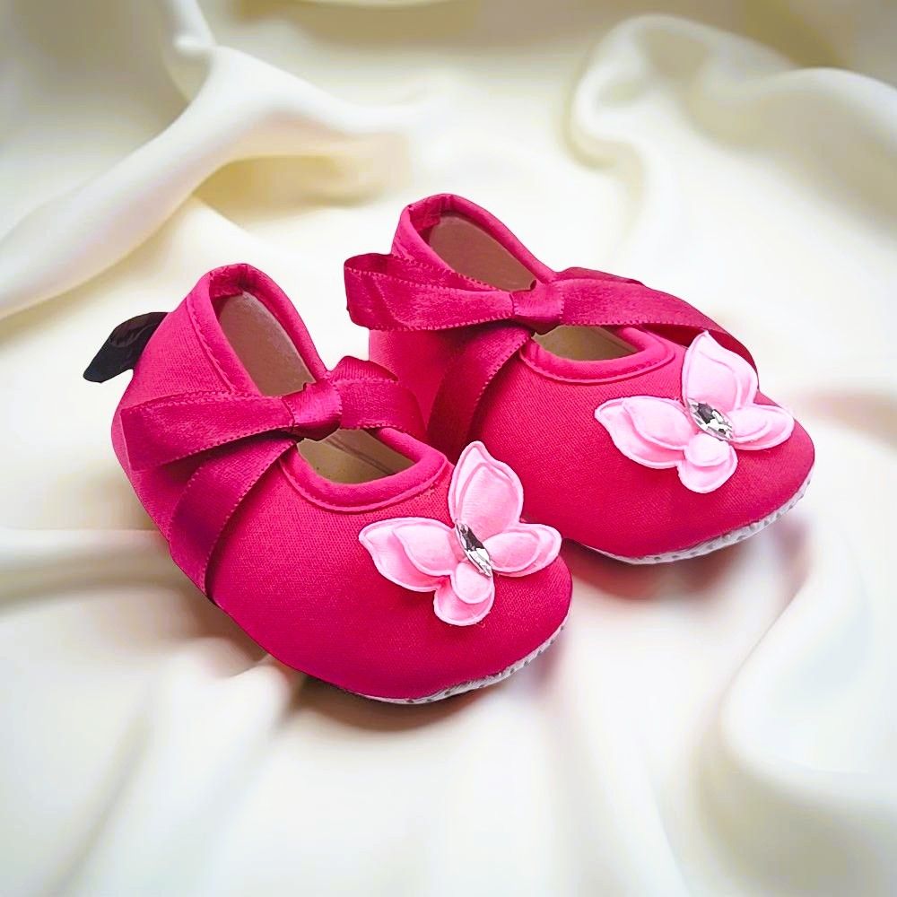 Rsmart, Cute Pink Butterfly Baby Shoes