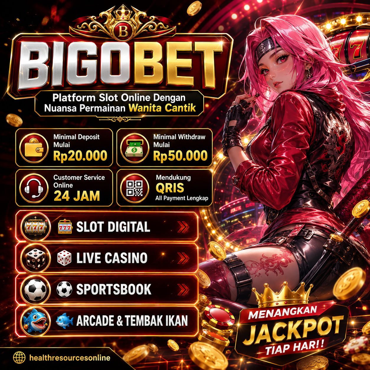 Sertifikat, penghargaan, tanda, atau dokumen yang dipajang di BIGOBET: Platform Slot Online Dengan Nuansa Permainan Wanita Cantik - healthresourcesonline
