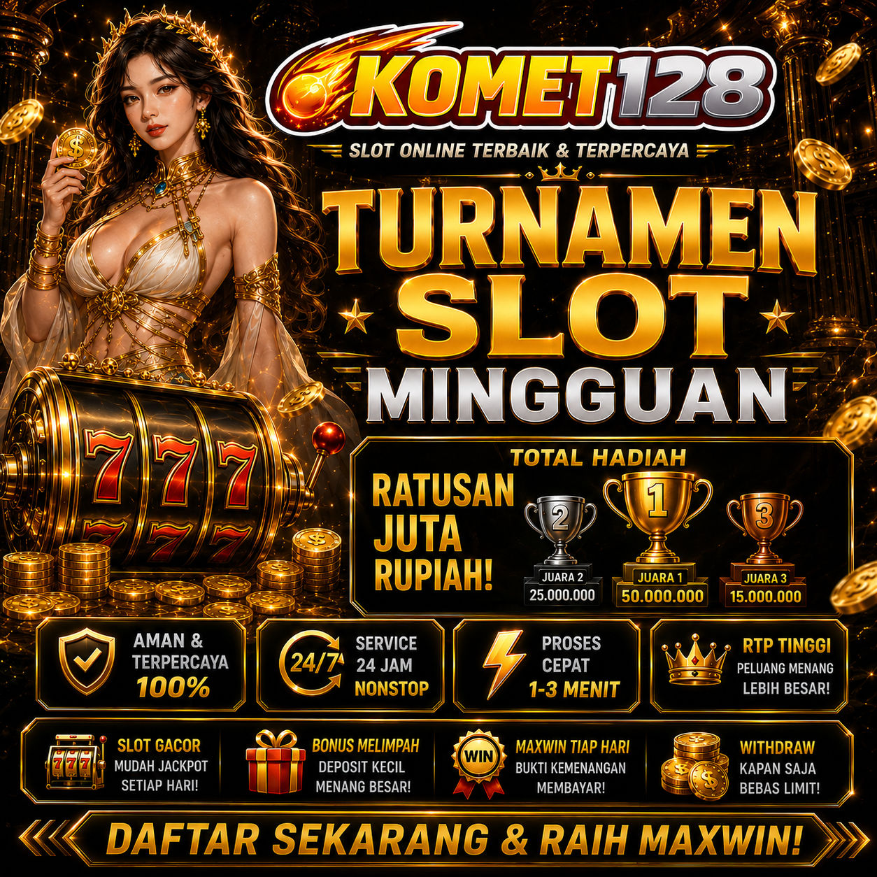 Turnamen Slot Raih Peringkat Tertinggi dan Menangkan Hadiah Menarik!