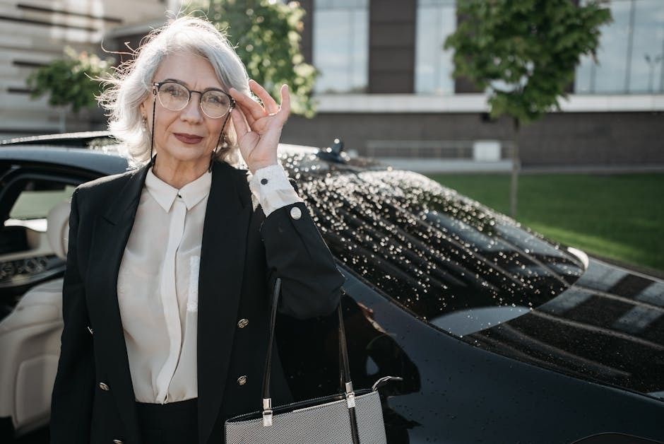 Image of a professionally dressed woman ready for work