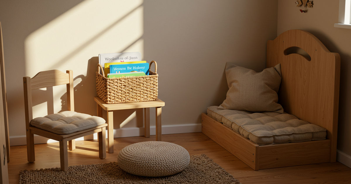 Wooden toy blocks, crayons, and a small backpack on a bright table &mdash; child care assistance in Missouri