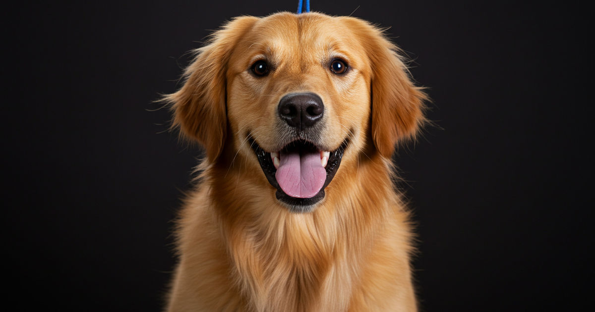 A freshly groomed happy dog after a St. Louis grooming appointment