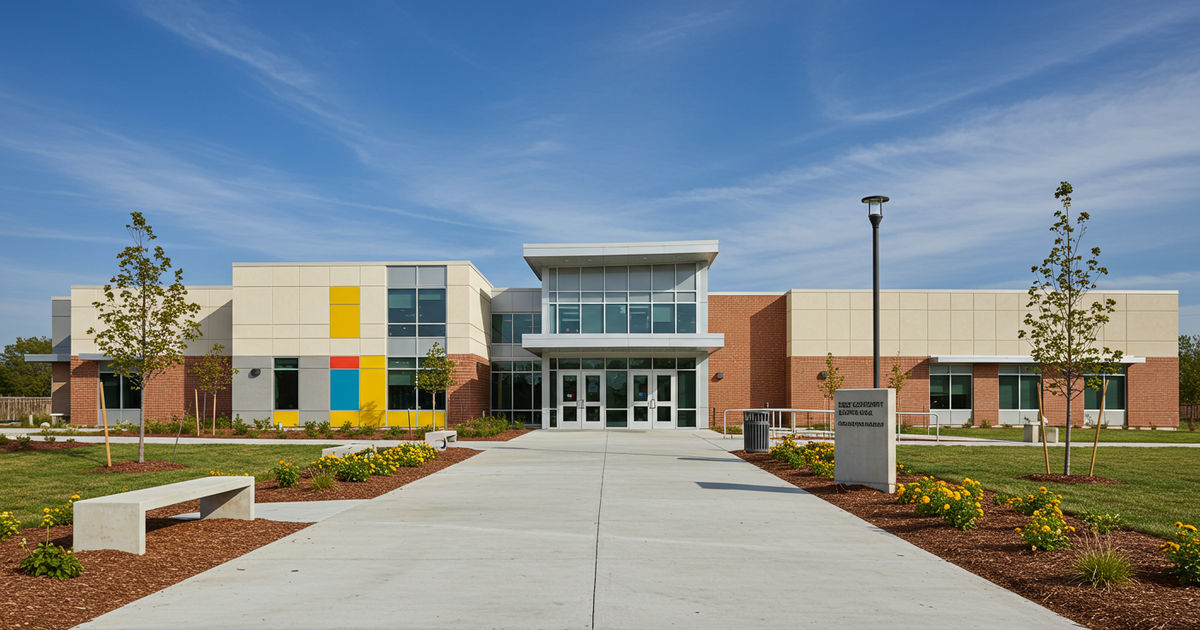A modern St. Louis-area community college building