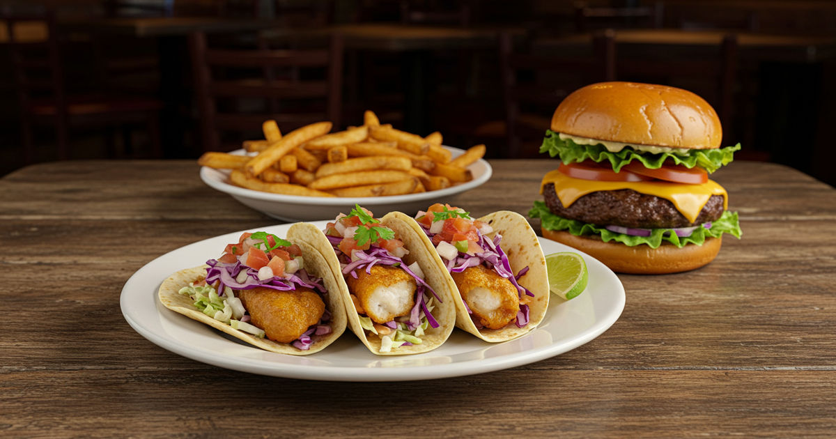 A lively sports bar and grill interior with big-screen TVs, pool tables, and casual patrons