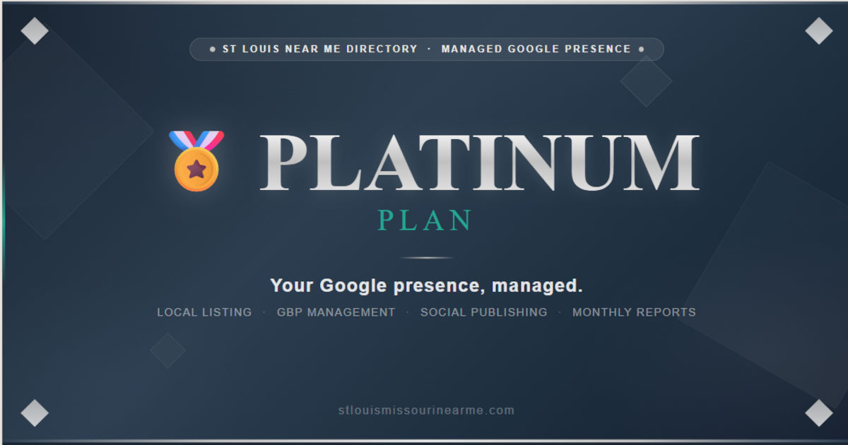 Platinum Plan | Managed Google Presence | St Louis