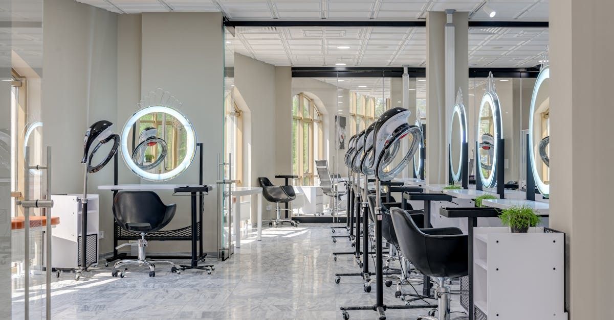 Image of modern hair salon.