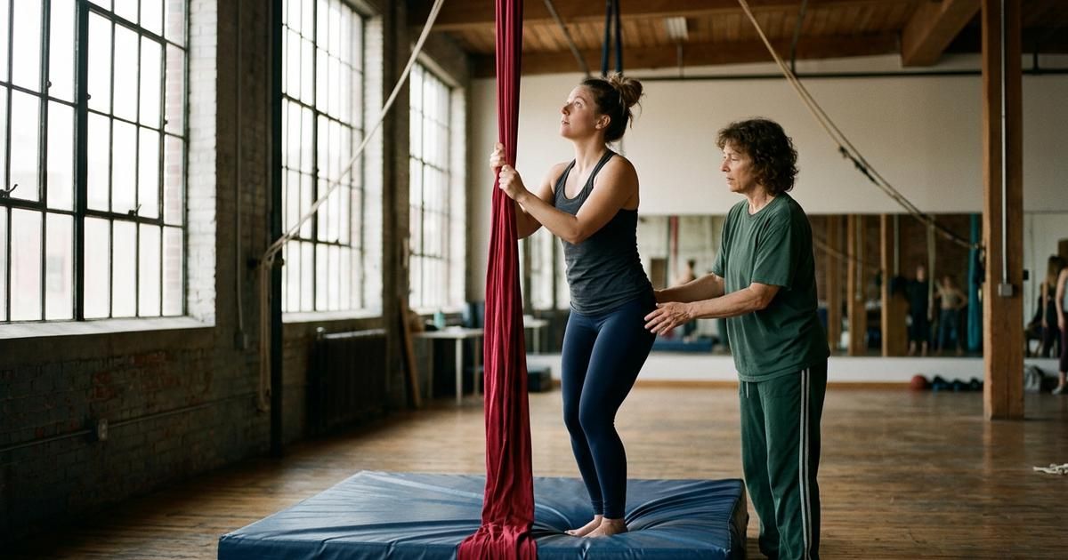 Aerial Silks Classes: How Hard Is It?