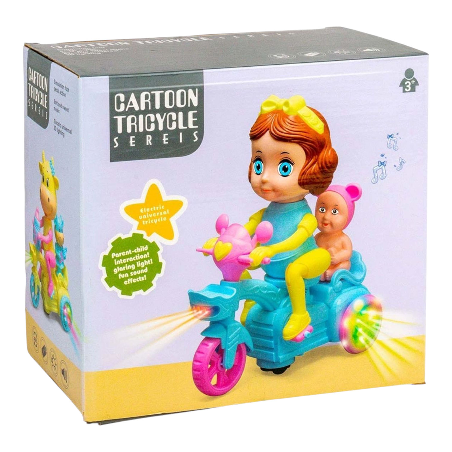 Electrical Cartoon Kids' Tricycle