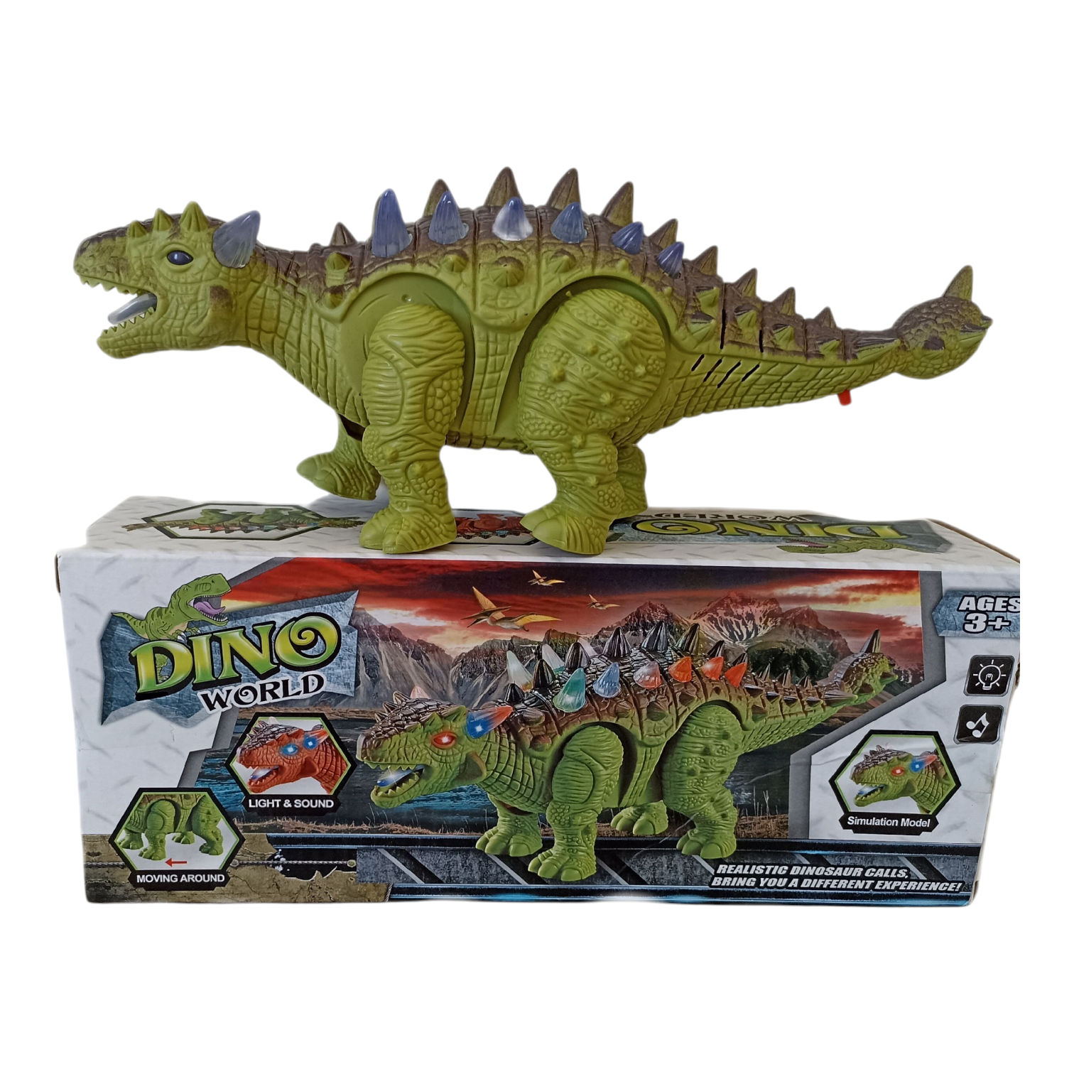 Ankylosaurus Battery Operated Walking Dinosaur Toy