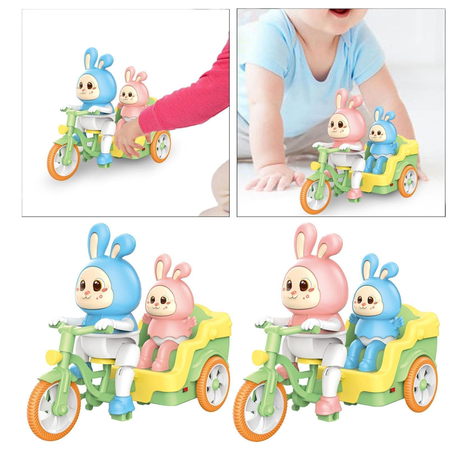 Funny Rabbit Musical Tricycle Toy for Kids | Light & Sound