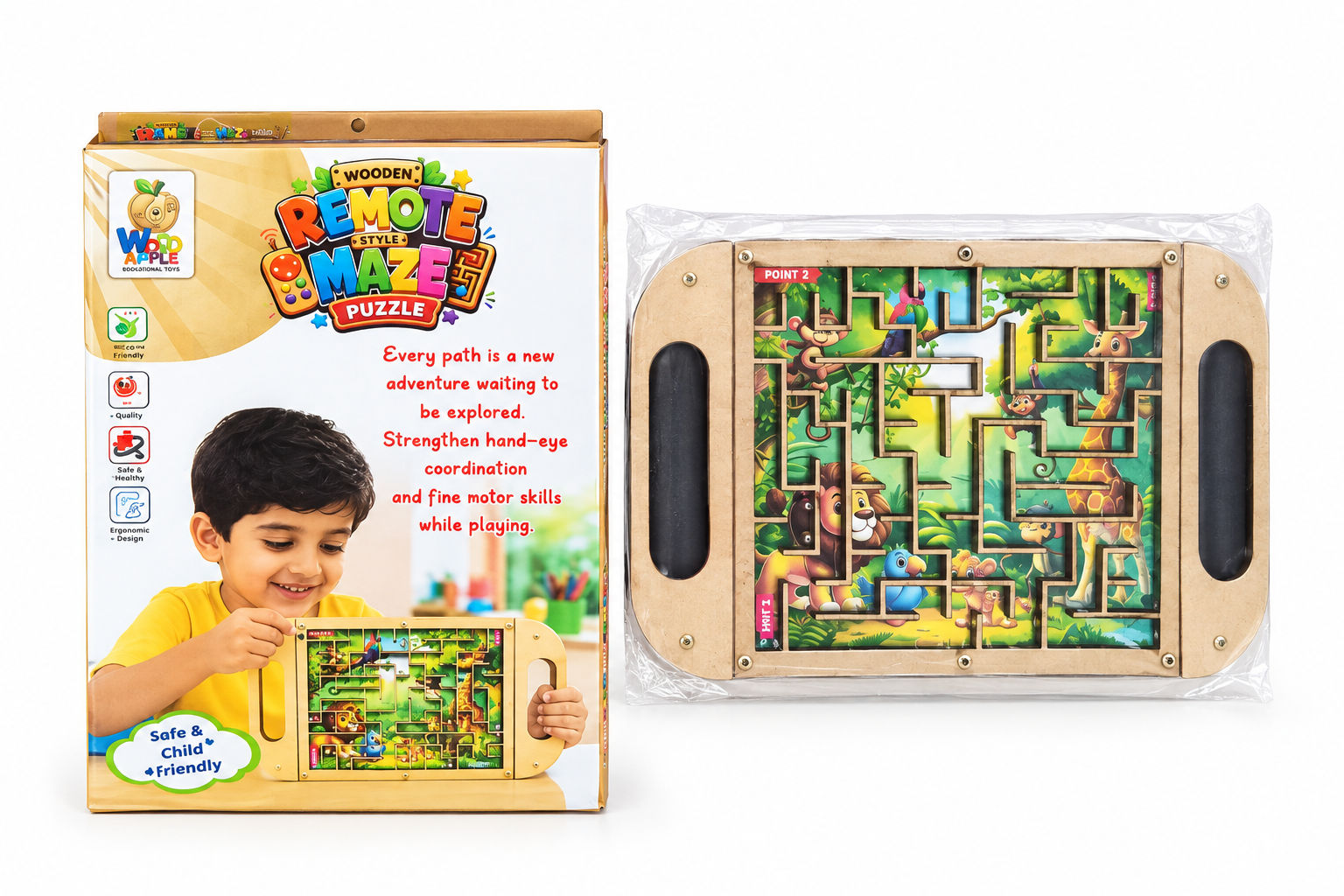 Hand Remote Maze Game